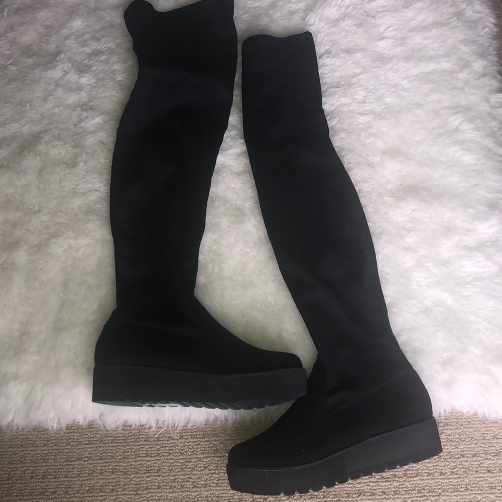 Black Over the Knee Boots